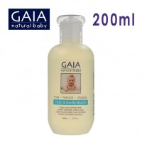 GAIA 有机 天然宝宝无皂无泪配方二合一洗发沐浴露 200ml GAIA 有机 天然宝宝无皂无泪配方二合一洗发沐浴露 200ml