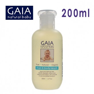 GAIA 有机 天然宝宝无皂无泪配方二合一洗发沐浴露 200ml