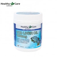 Healthy Care 鳕鱼肝油1000mg 200粒 Healthy Care 鳕鱼肝油1000mg 200粒