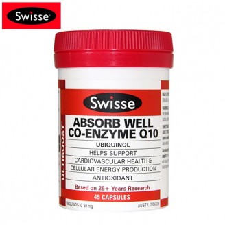 Swisse 瑞思 易吸收辅酶Q10保护心脑血管 45粒