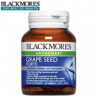Blackmores 葡萄籽精华 美容养颜 12000mg 30粒装 Blackmores 葡萄籽精华 美容养颜 12000mg 30粒装
